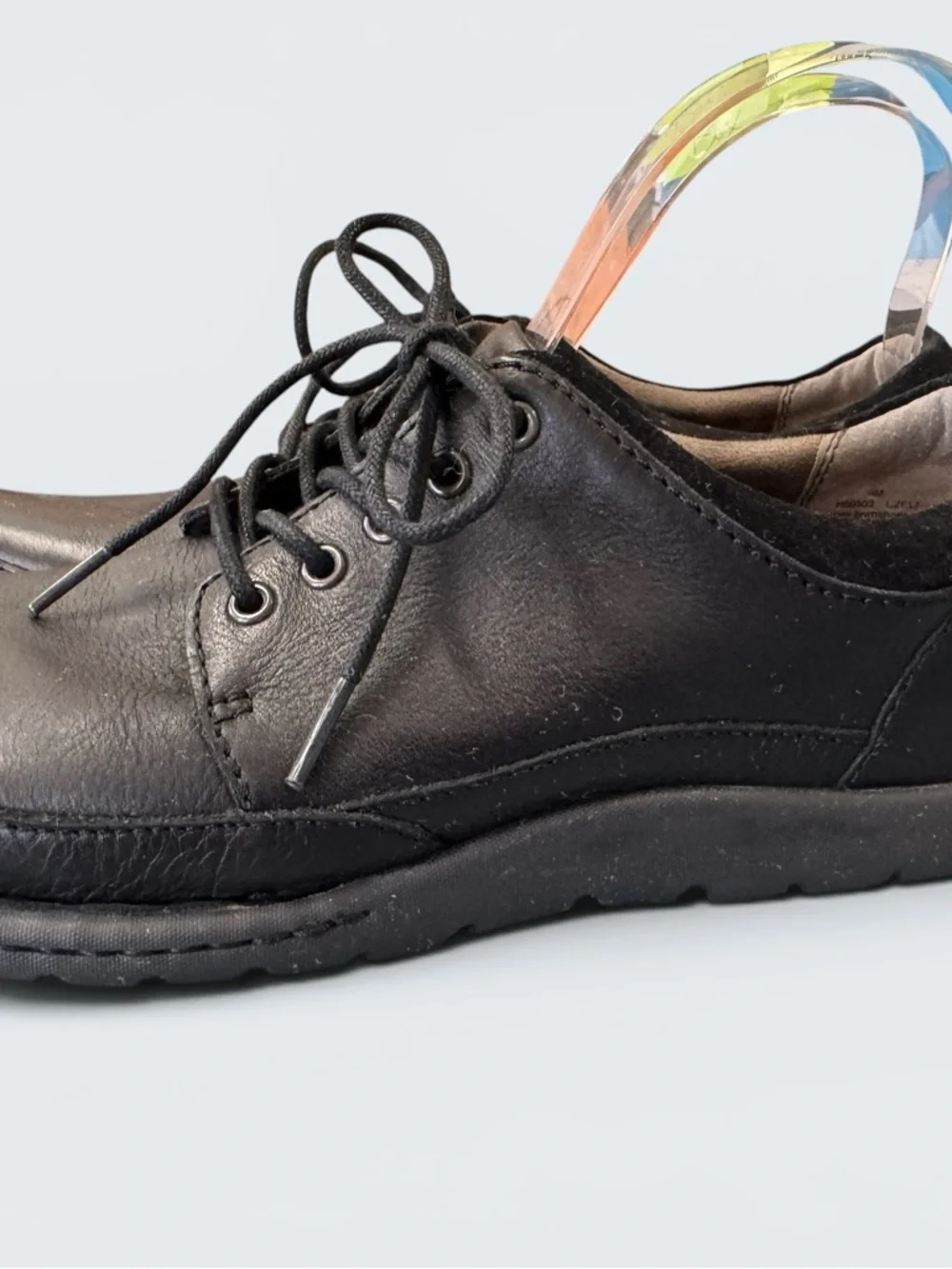 Born Men's Black Leather Casual Lace Up Shoes Size 9